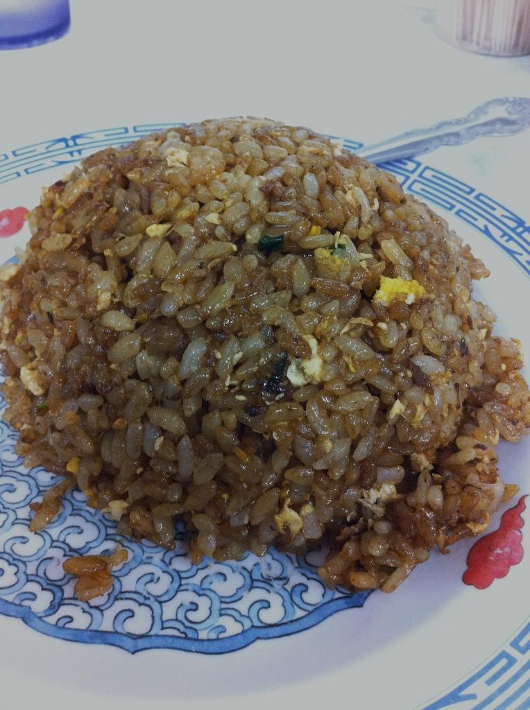 たまり醤油の黒酢チャーハン