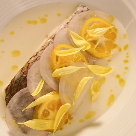 サーモンのコンフィクラシル