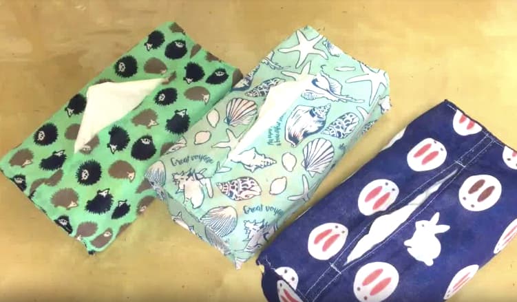 箱ティッシュを持ち歩き！ポケットティッシュカバーの作り方nunocoto fabric