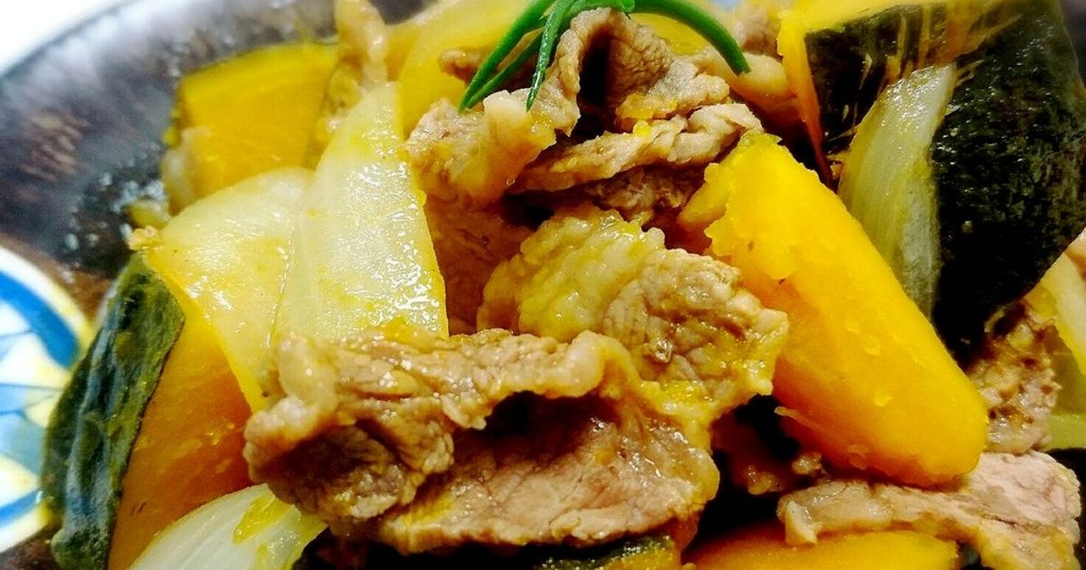 つきこんにゃくとかぼちゃの煮物