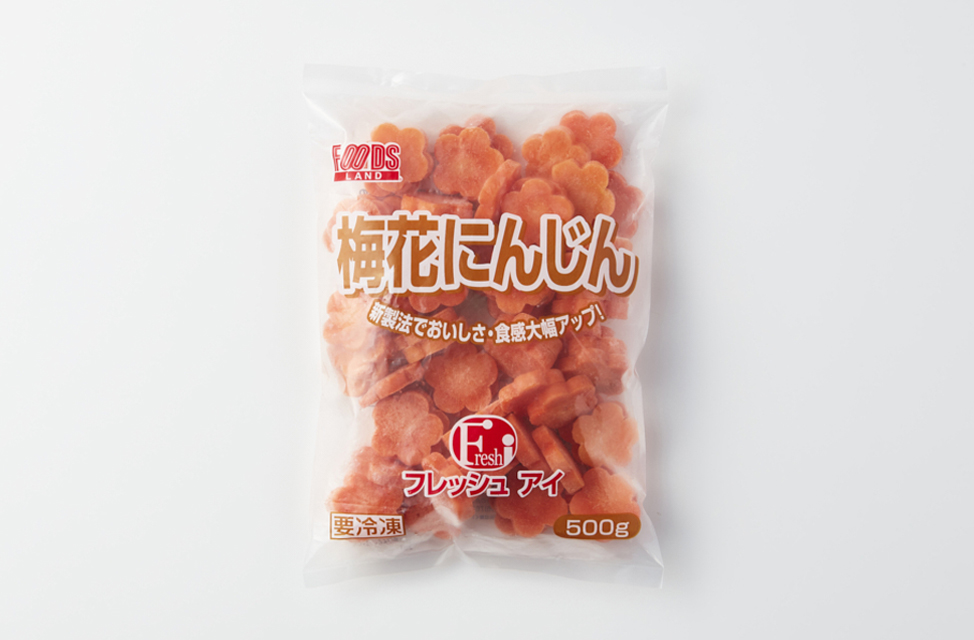 冷凍 EG神栄 中国産 花形にんじん 500g冷凍野菜お菓子・パン材料・ラッピングの通販 cotta＊コッタ