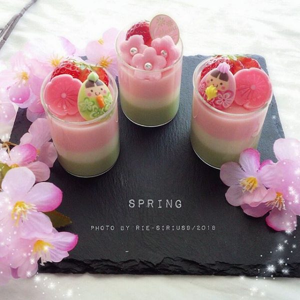 ひしもち風サンドケーキ