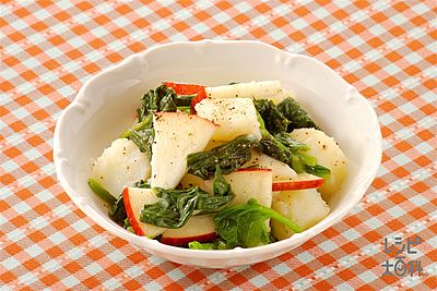 とうふハンバーグ ゆで卵添え、ほうれん草のごまあえ、スイートコーン入り豚汁 3人分 だいどこログ 生協パルシステムのレシピサイト