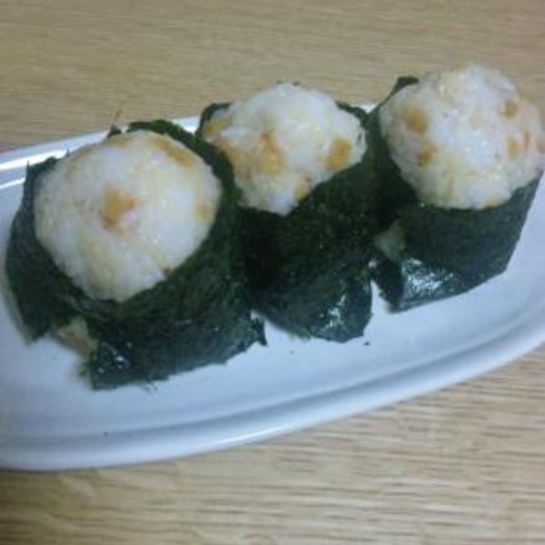 甘辛だれの天むす