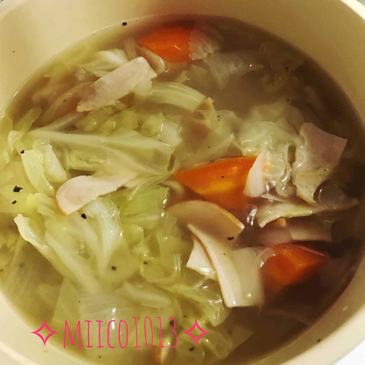 コンソメなしで作る！ 野菜たっぷりのポトフ