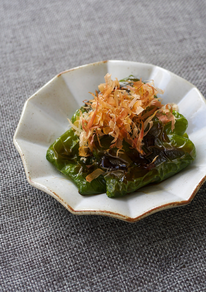 野菜ひとつ ピーマンのおかか醤油漬け