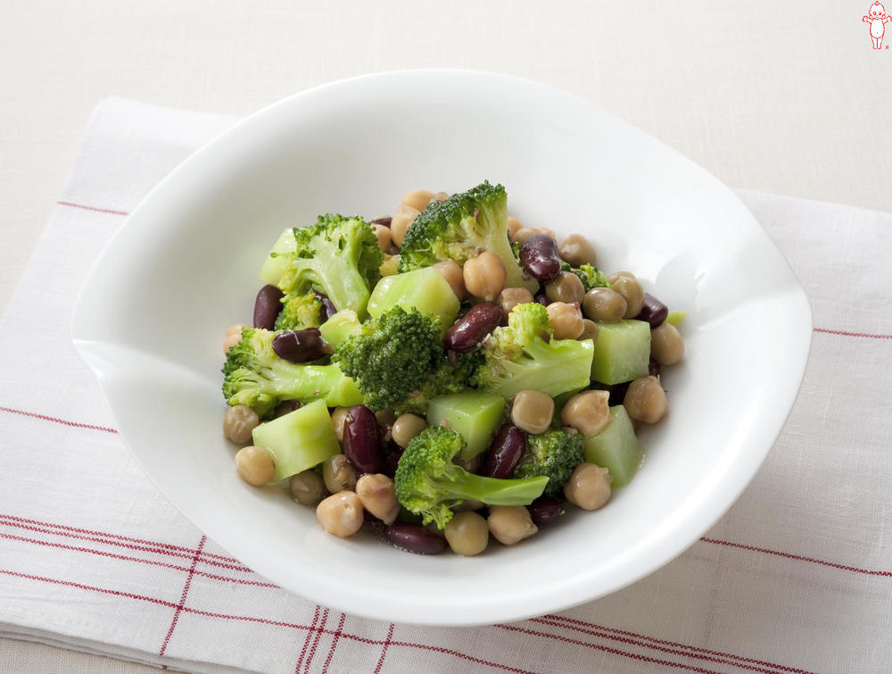 ハニーマスタードのマリネ液で♬お豆のサラダ