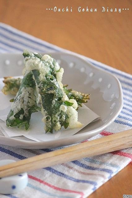 サクサクふわふわお店の味。小鯛の大葉巻き天ぷら - SHICA