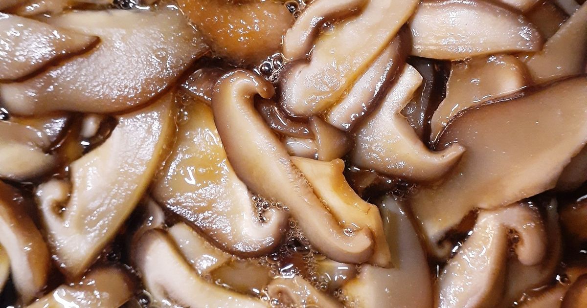 極旨！ しいたけの軸で作る