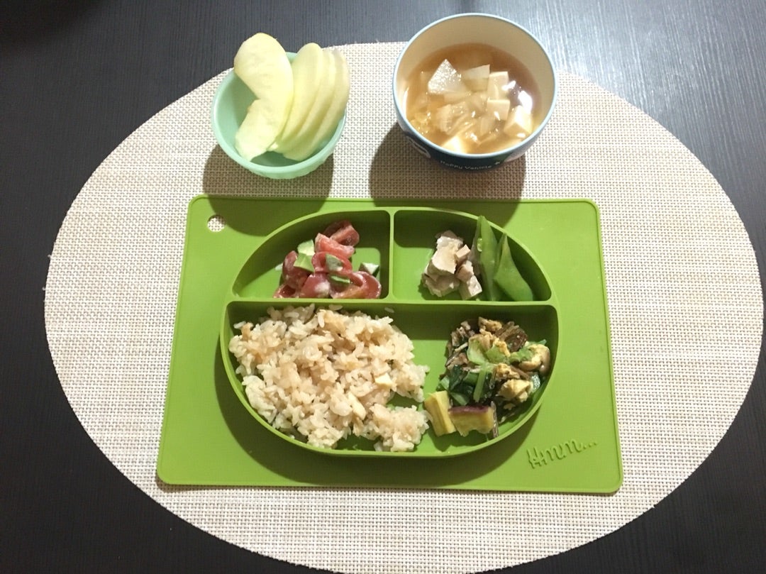 えのきと小松菜の卵雑炊 ^^