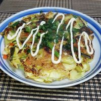 キャベツだけで作る♪ なんちゃってお好み焼き