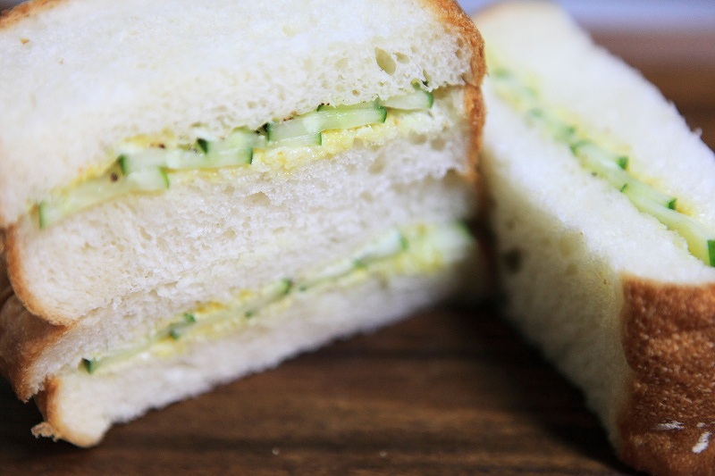 キューカンバサンド 貴族のアフタヌーンティー気分