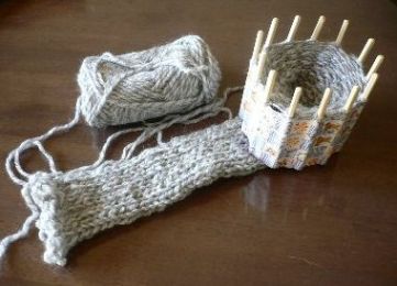 リリアンの編み方！空箱で自作マフラー作り方の手順ハンドメイド・手芸All About