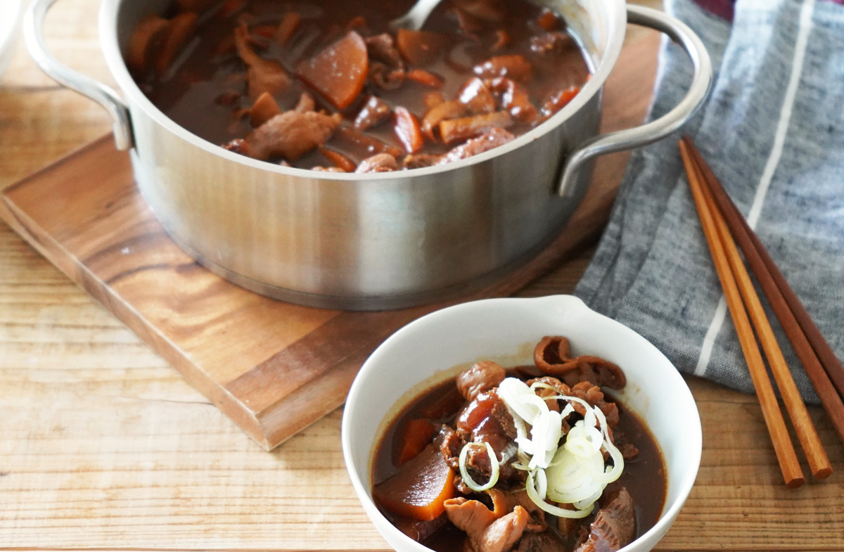 簡単レシピ 圧力鍋でカンタン！和牛のすじで「どて焼」作ってみた。※※まかない・レシピ※※