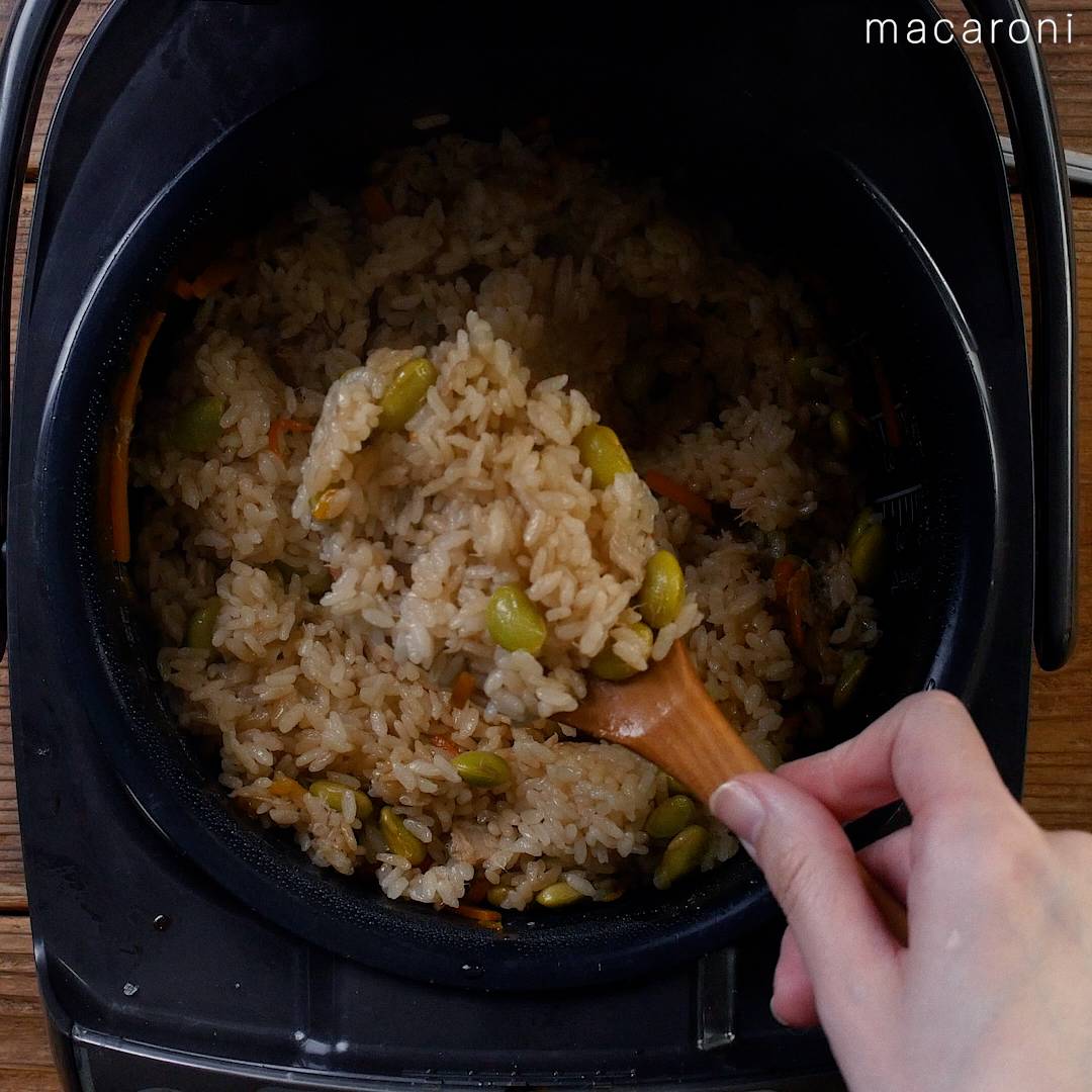 ツナとしめじの混ぜご飯