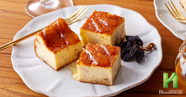 はちみつとイタリア産ゴルゴンゾーラのチーズケーキ