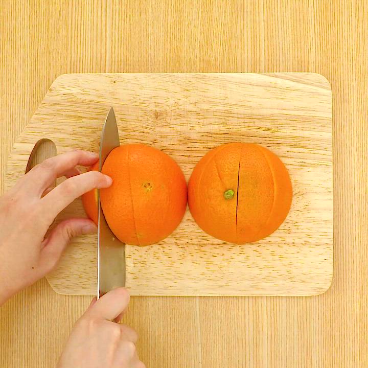 可愛くて食べやすい♡オレンジの切り方