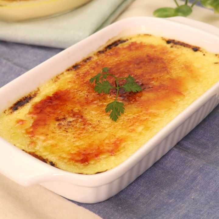 バニラアイスでクリームブリュレ風