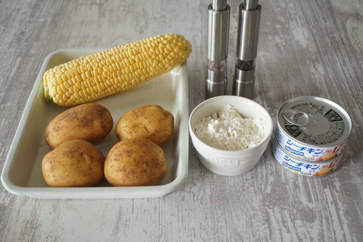 レンジで簡単！ツナとコーンのじゃがいもピザレシピ