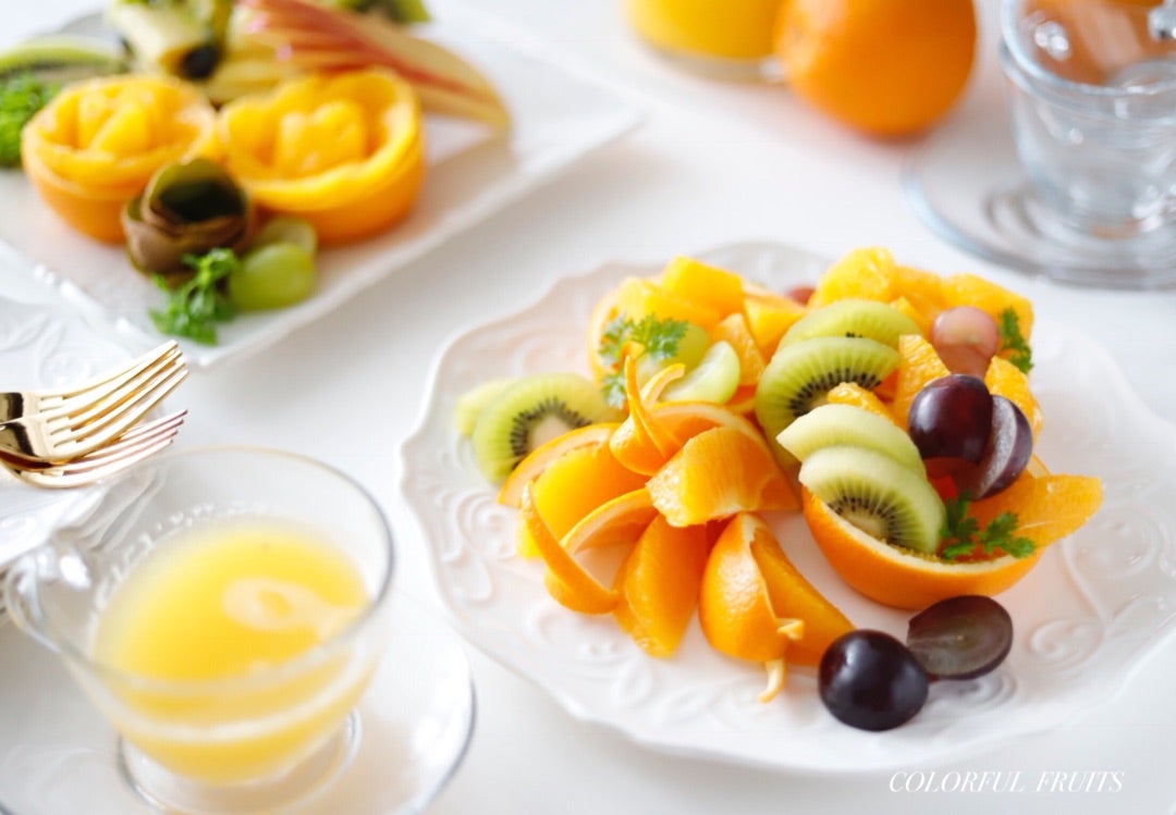 簡単おしゃれ！柿の飾り切り