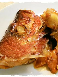 甘辛～な☆鯛のあら・煮付け☆クラシル