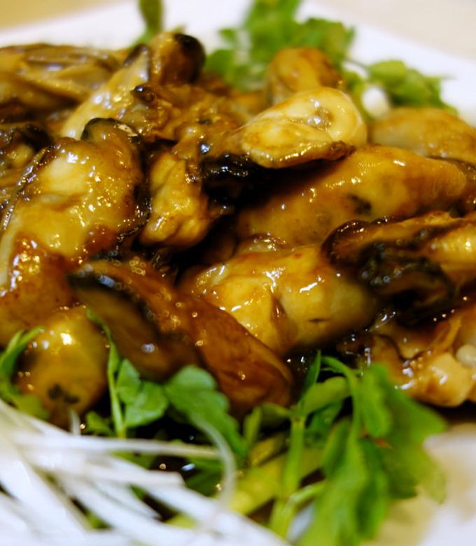 牡蠣のバター醤油焼き