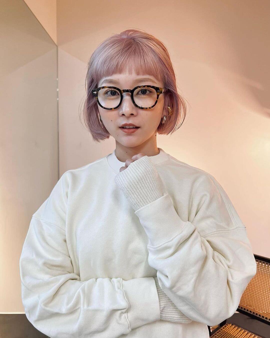 ホワイトピンク×メンズライクショート ミルクティーピンク：L178510059クラッチバイシオンアグリゲイト CLUTCH by Zi-onaggregate のヘアスタイルホットペッパービューティ