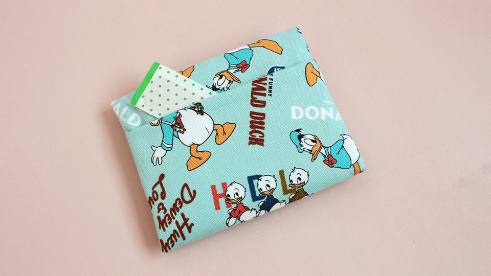 2回縫うだけ！ きっと一番簡単なポケットティッシュ入れのんびりにっこりハンドメイド