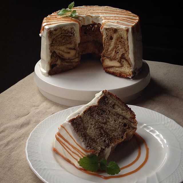 シフォンケーキdeカフェ風スイーツプレート☆