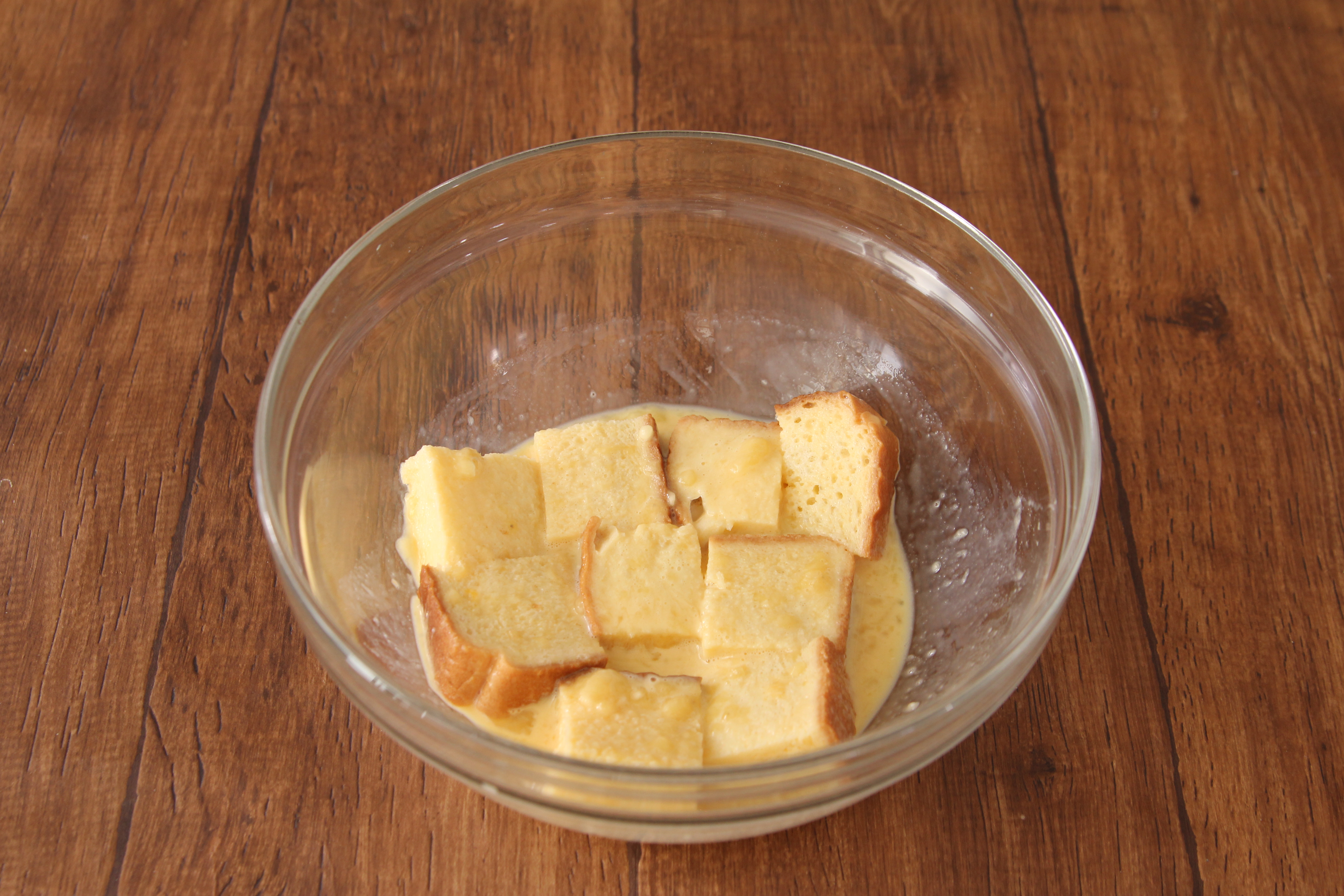 ベイクドバナナフレンチトースト＊2人分トースターで時短