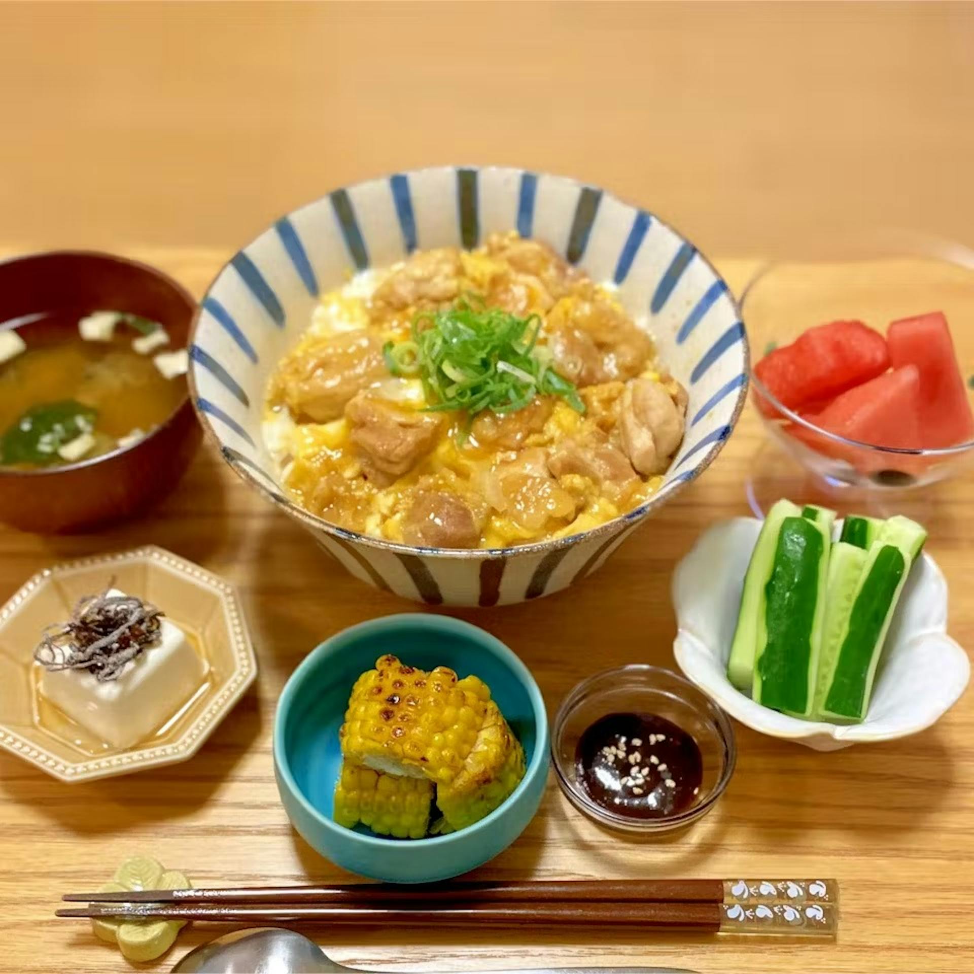 ✴︎✳︎✴︎✳︎✴︎✳︎ 🗓️2025 9 25 🍽️今夜の晩ご飯🍽️ 📝献立 🍀ご飯 🍀鶏胸肉塩麹マヨ焼き 🍀ピーマンにんにくおひたし🍀コールスローサラダ 🍀納豆アボカドピリ辛 🍀茄子茗荷お味噌汁 夫リクエスト鶏胸肉塩麹マヨ焼き、頂いたピーマンでにんにくおひたし