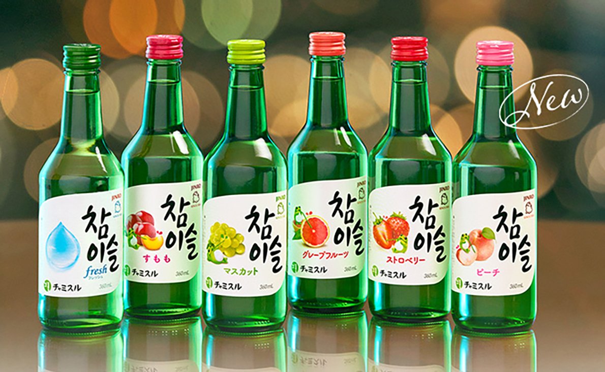 韓国焼酎おすすめ比較 チャミスルとジョウンデー！モモ、マスカットなど全14種類を飲み比べたクラベタ