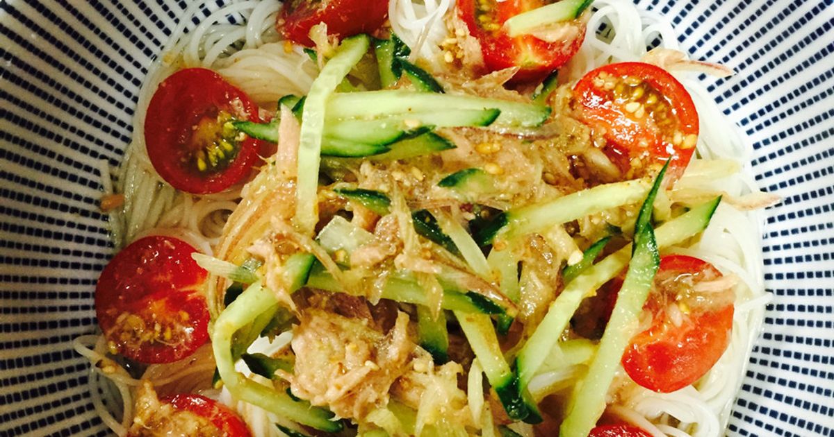 再現レシピ きのう何食べた?ツナとトマトのぶっかけそうめんの作り方を写真付きで解説!まつこの部屋