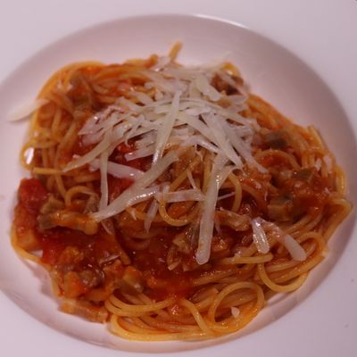 あと引くおいしさ♪ ペコリーノロマーノのカルボナーラ