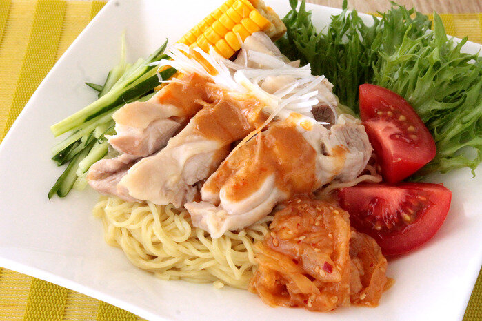 冷しバンバンジー麺マイタイ気分♪