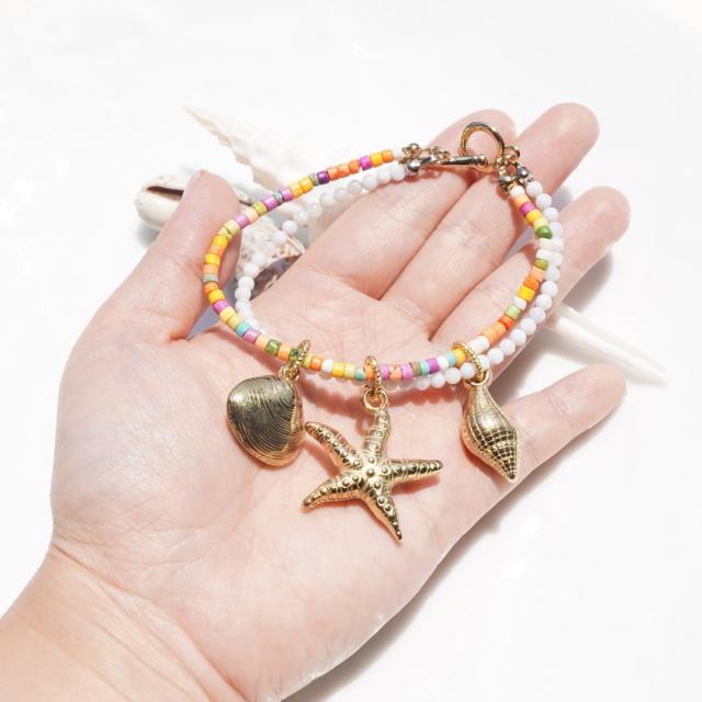 沖縄 宮古島 海宝館の貝細工体験『ブレスレット』おひとり様1250円☆ 宮古島海宝館 - じゃらん遊び体験