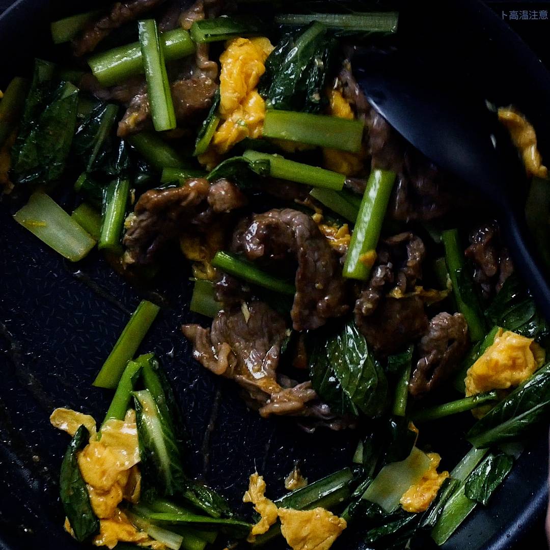 牛肉と小松菜のオイスターソース炒め レシピ・作り方 by まるっとまる - 楽天レシピ