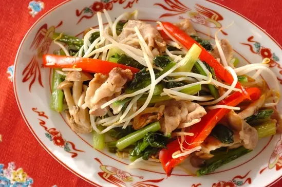 あっさり薄味のおいしい野菜炒め