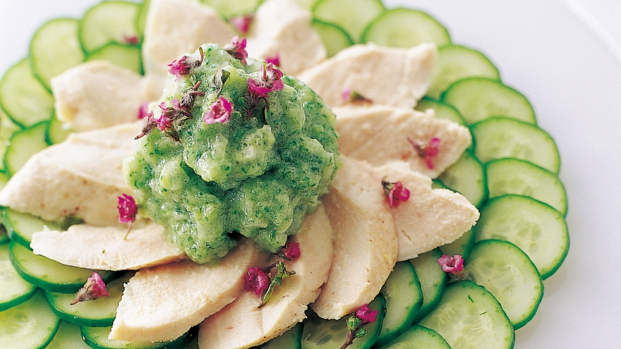 きゅうりのごまマヨあえ