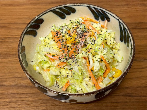 ツナの缶詰で♪ツナコーンの簡単コールスロ