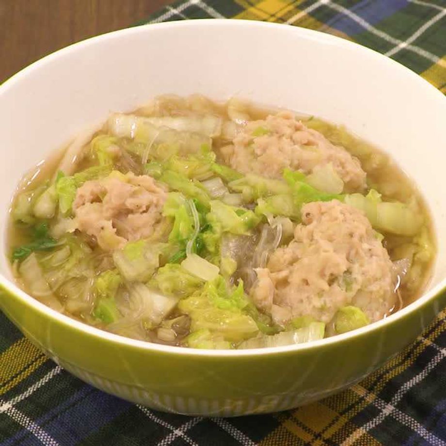 マロニー株式会社マロニーのレシピ名古屋コーチンの肉団子スープ