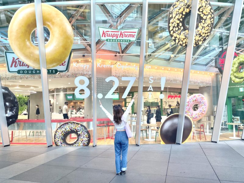 クリスピー・クリーム・ドーナツの種類とお値段と行列 - 福岡 Morning & Lunch