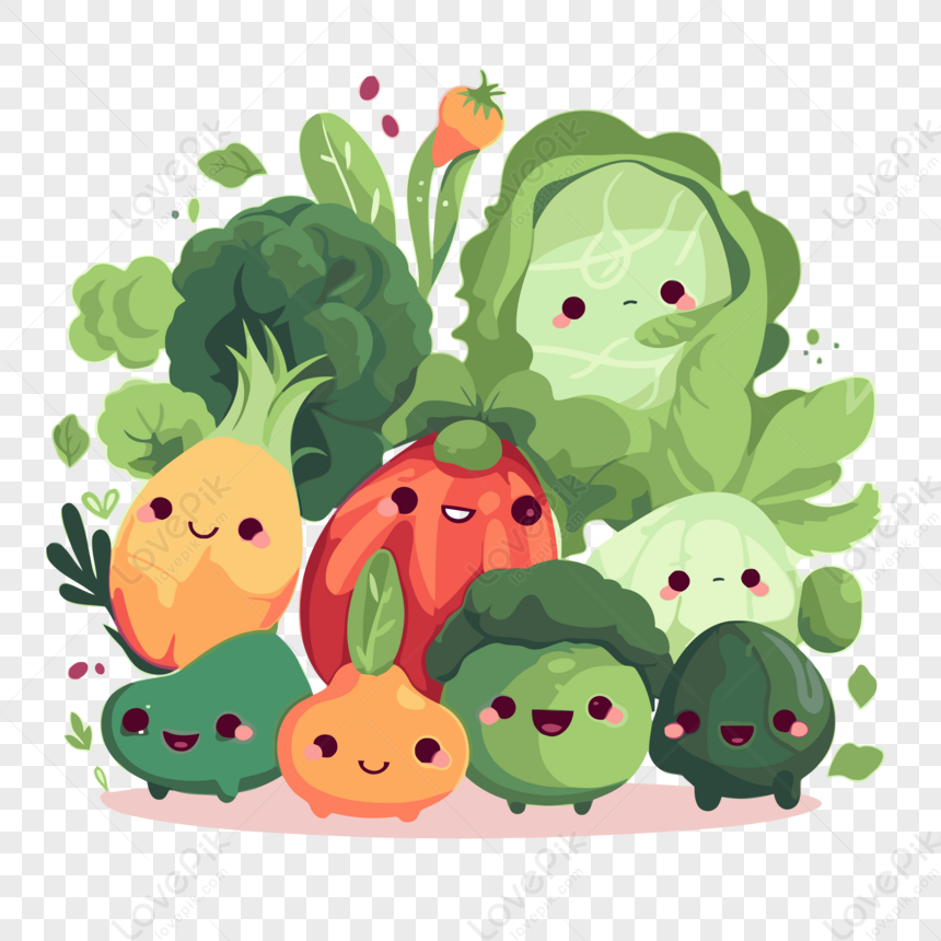 Vetor 手書き風 おしゃれで可愛い野菜のイラストセット do StockAdobe Stock