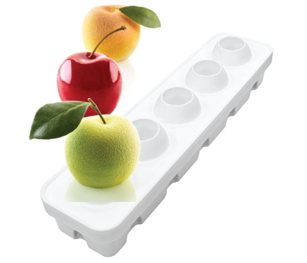 Amazon.co.jp: シリコン型 シリコンモールド ムース型 ベーキング チョコレート型 林檎 りんご型 お菓子 ケーキ 金型 ３Ｄ抜き型DIY 8穴 製菓道具 お菓子作りの型 リンゴ型 : ホーム＆キッチン