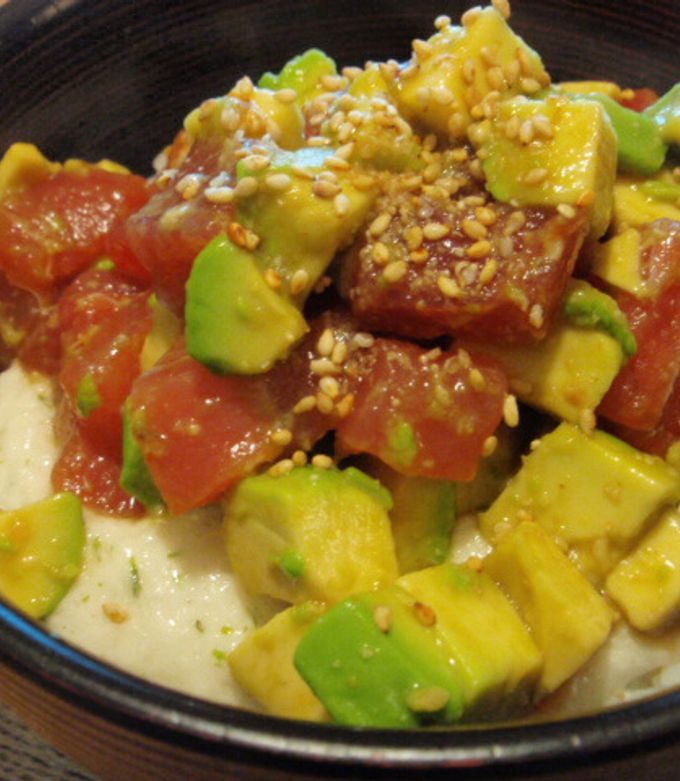 マグロとアボカドのサラダOlive Oil Life オリーブオイルライフ