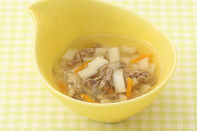 肉を使った離乳食 後期編～お好み焼き～ - たべる・そだつ・いきるを応援！こどもみーる kodomo meal