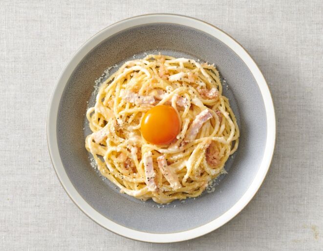 クリームたっぷりカルボナーラ