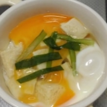 とろ〜り濃厚♪ ニラだく半熟味玉