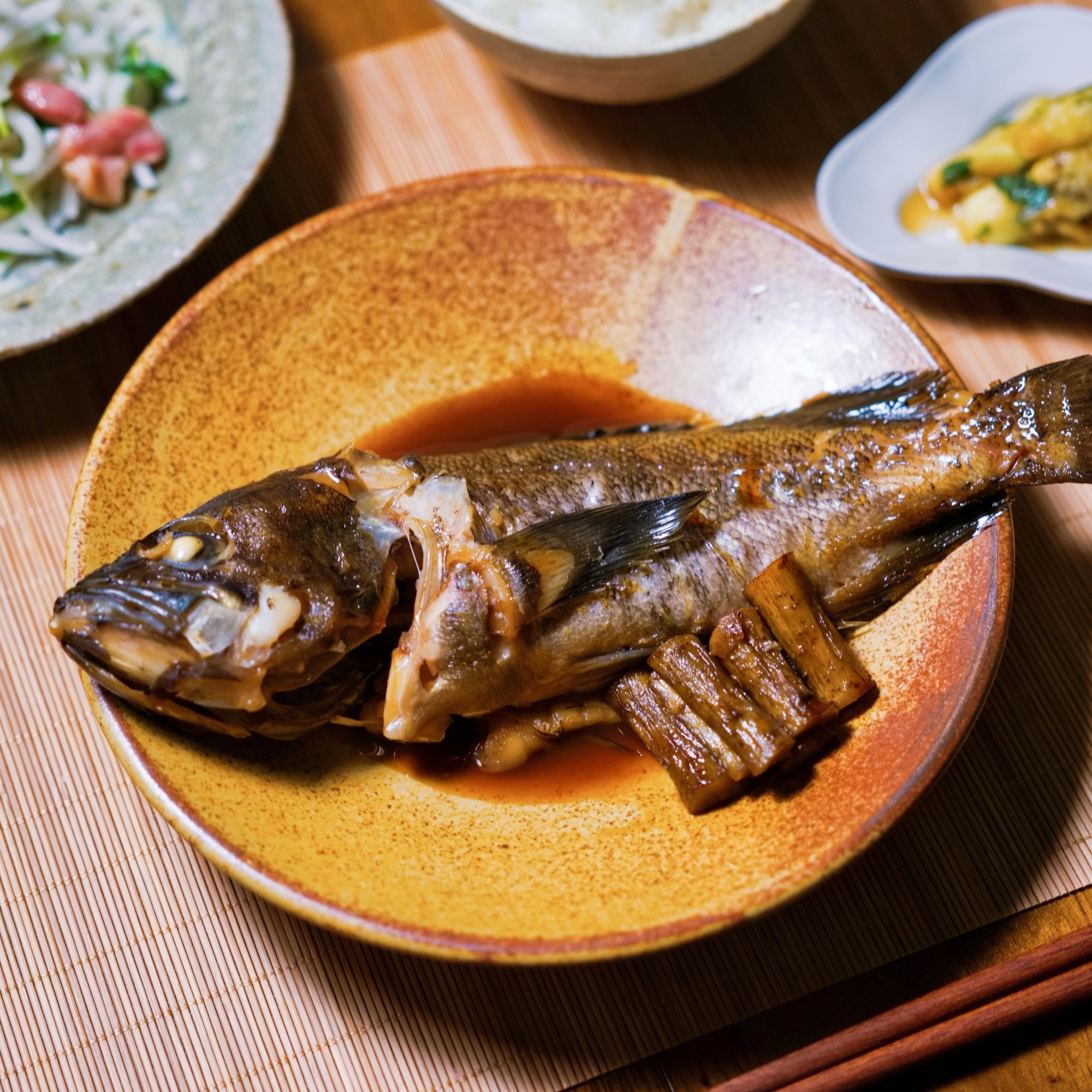 黒ソイの煮付け