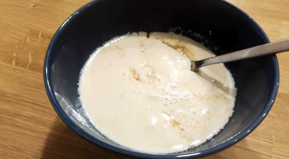 朝の鹹豆漿 シェントウジャン は簡単3分で完成「ミツカンのカンタン黒酢」で失敗なし